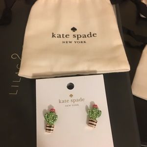 Kate Spade Cactus Earrings NWT